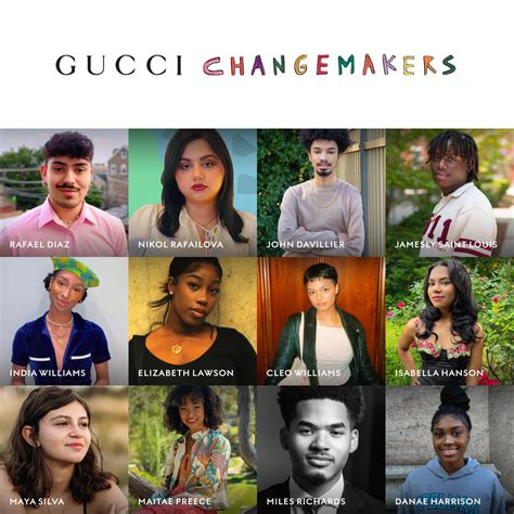 gucci changemakers scholarship fund